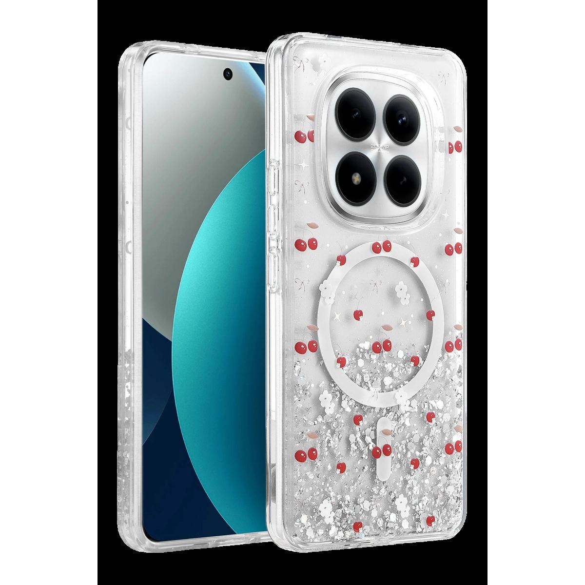 Onegif Xiaomi Redmi Note 15 Pro Plus 5g Misk Simli Magsafe Kapak - Desen 5