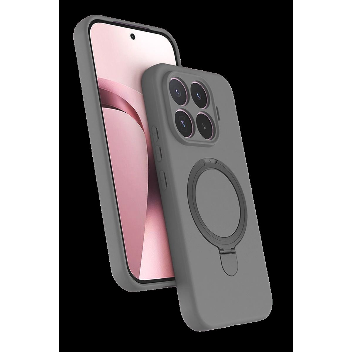 Newface Xiaomi Mi 17t Pro Regal Magsafe Standlı Kapak - Titan Gri
