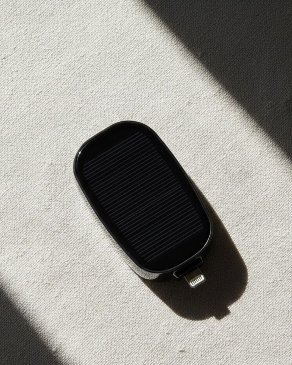 Mini Güneş Enerjili Powerbank Cep Tipi Acil Şarj Cihazı