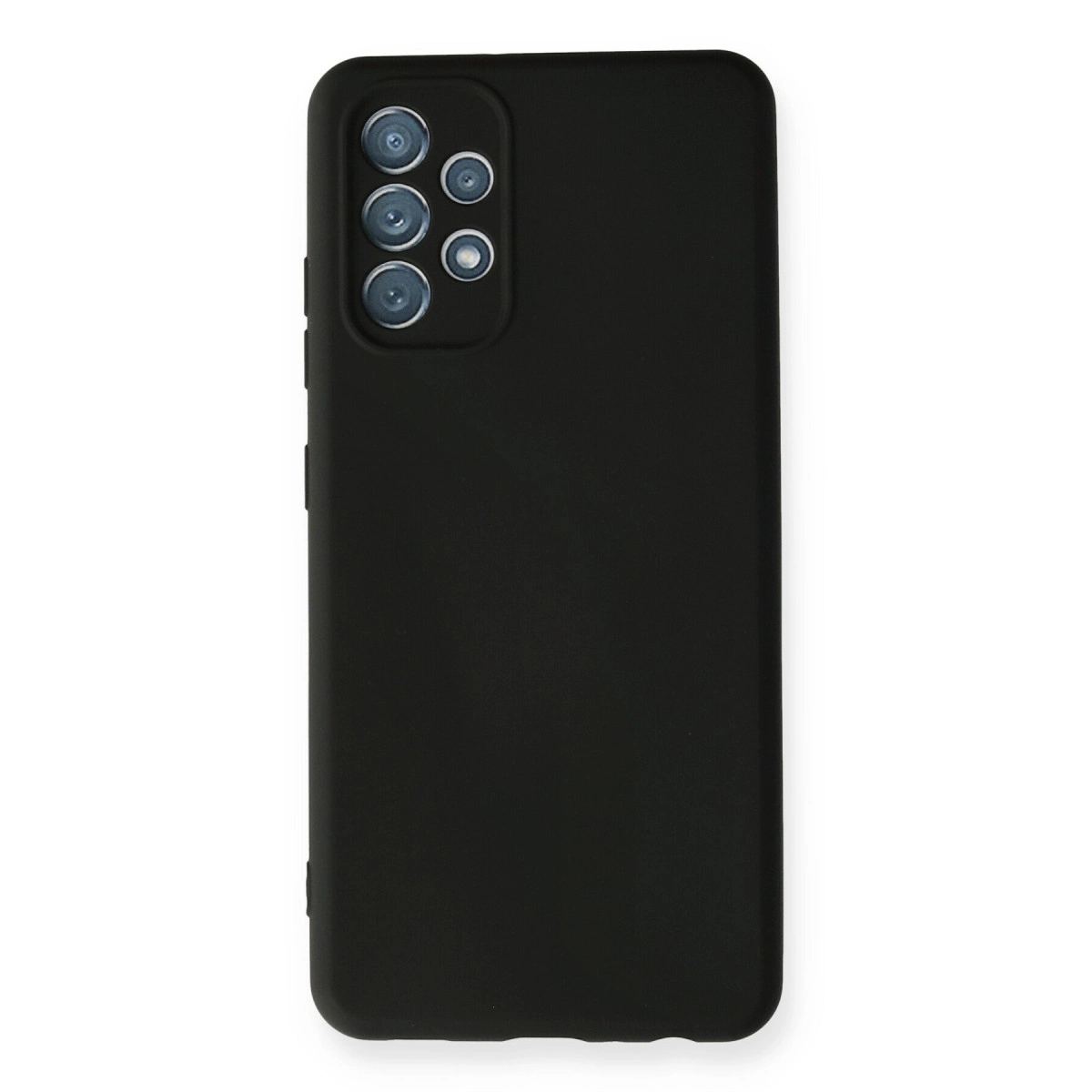 Samsung Galaxy A32 Kılıf Nano İçi Kadife Silikon - Siyah