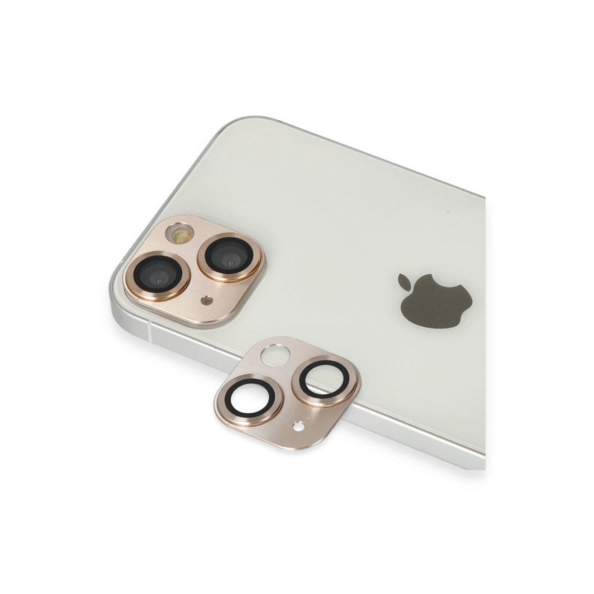 Apple İphone 13 Pers Alüminyum Kamera Lens - Gold