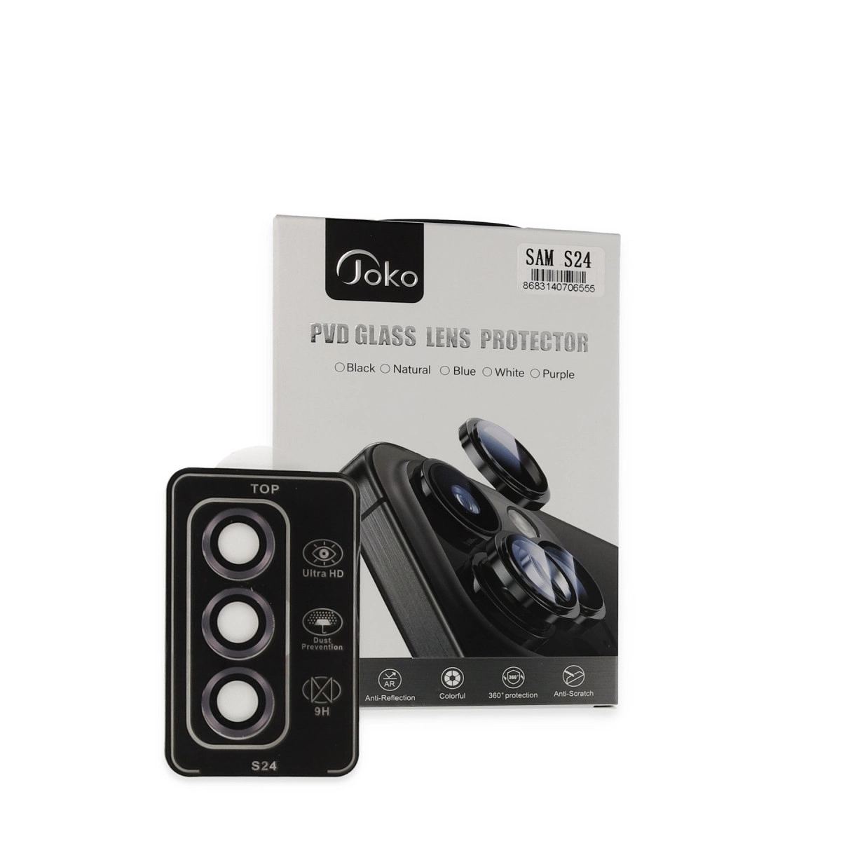 Joko Samsung Galaxy S24 Pvd Metal Kamera Lens - Derin Mor