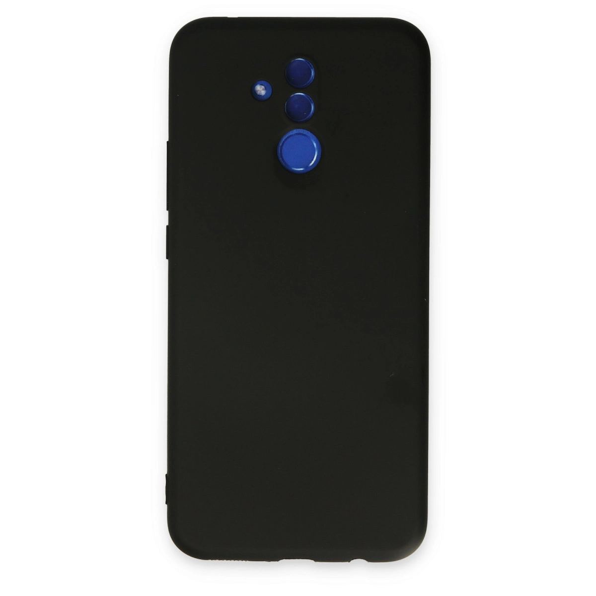 Huawei Mate 20 Lite Kılıf Nano İçi Kadife Silikon - Siyah