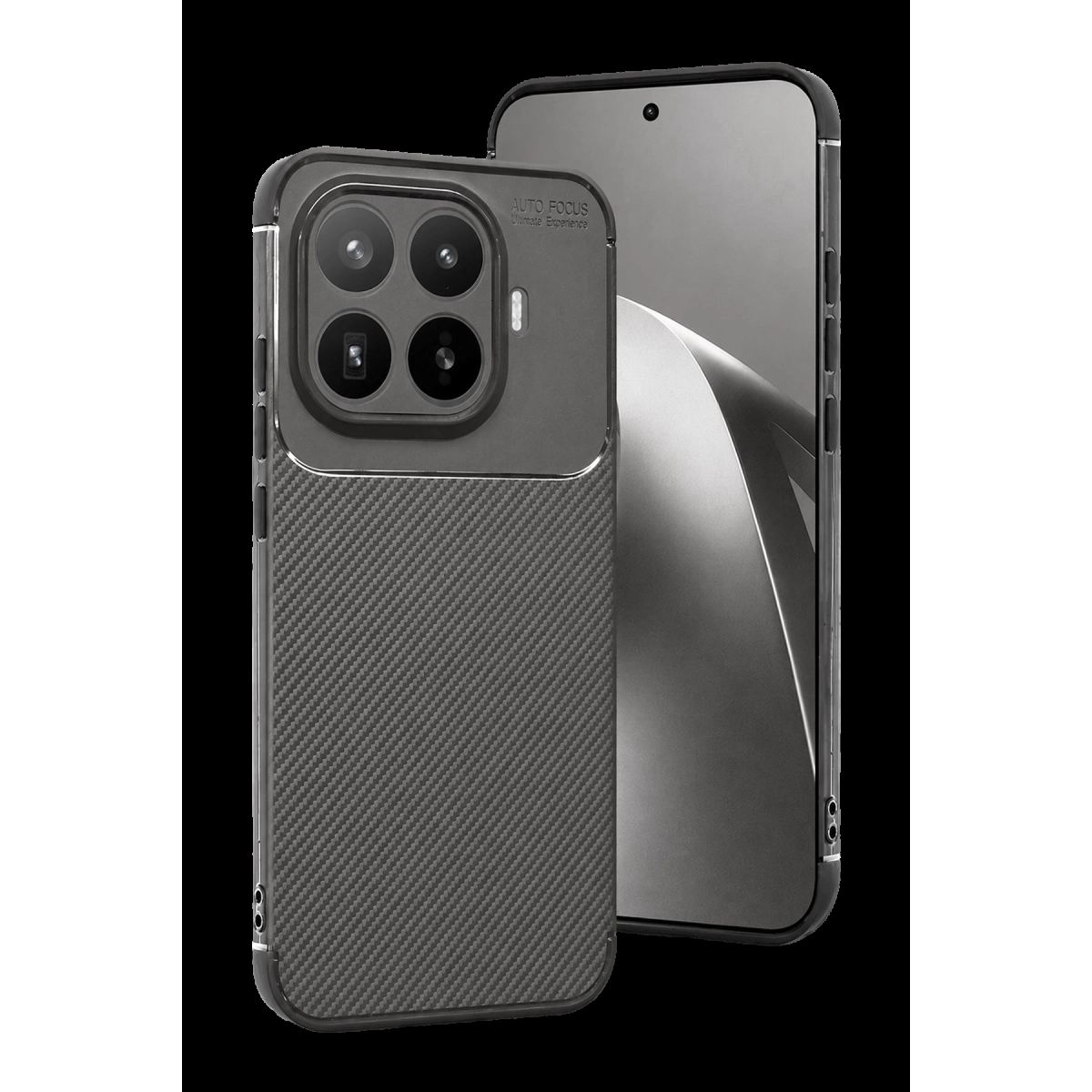Xiaomi Mi 17t Pro Auto Focus Karbon Kapak - Gri