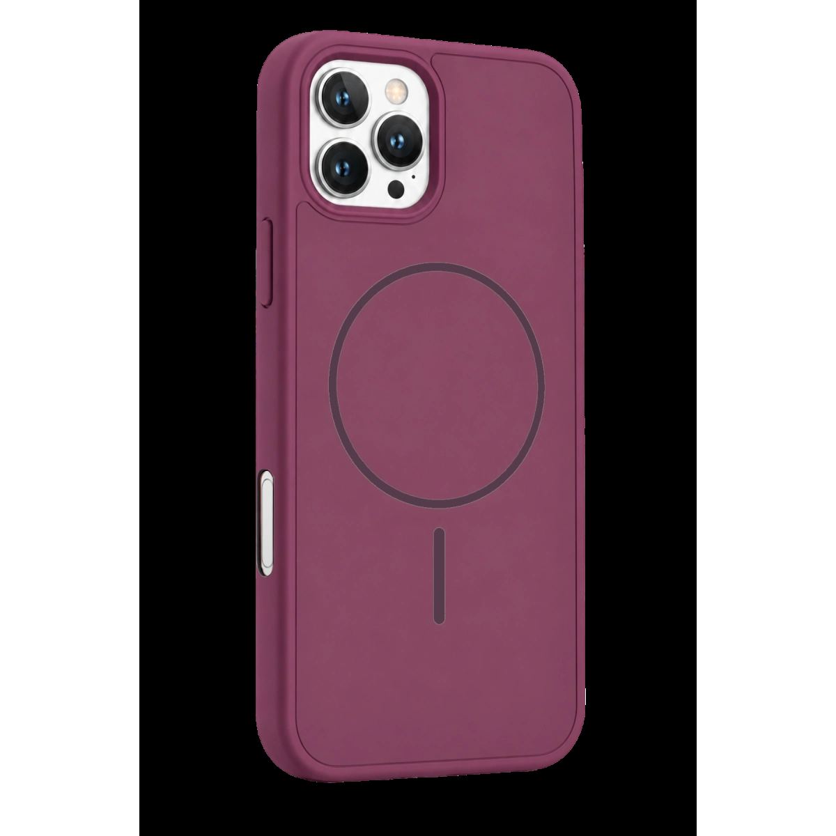 Newface Apple İphone 16 Pro Max Azus Magsafe Kapak - Bordo