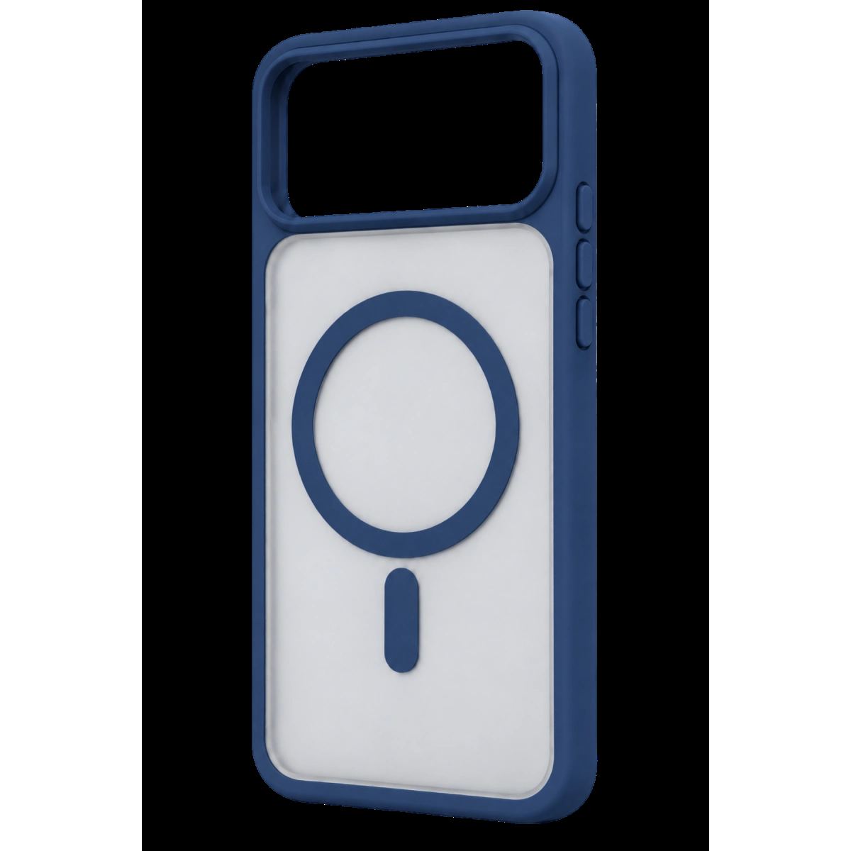 Newface Apple İphone 18 Pro Max Loji Magsafe Kapak - Mavi