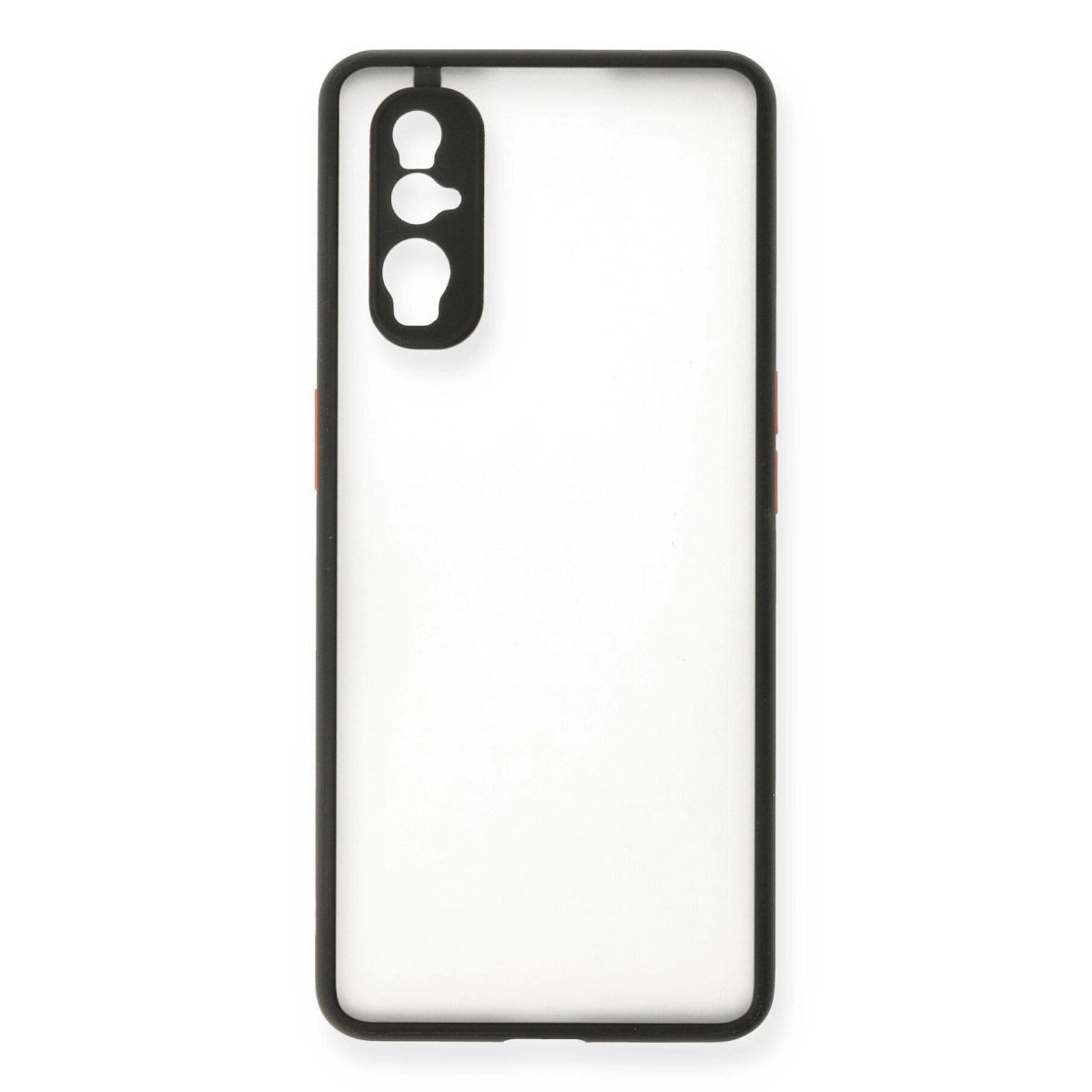 Oppo Find X2 Kılıf Montreal Silikon Kapak - Siyah