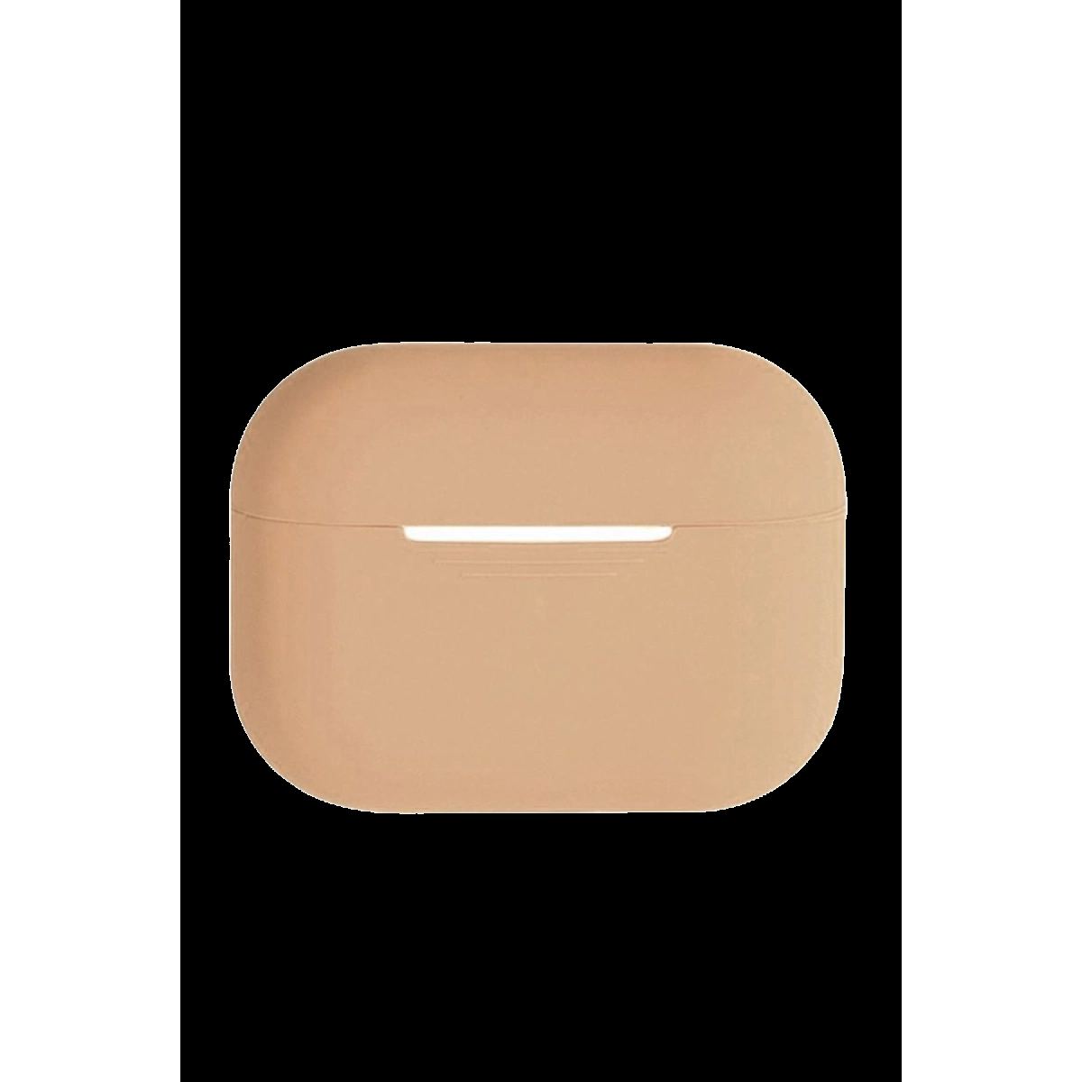 Apple Airpods Pro 3 (3.nesil) Soft Silikon Kılıf - Bej