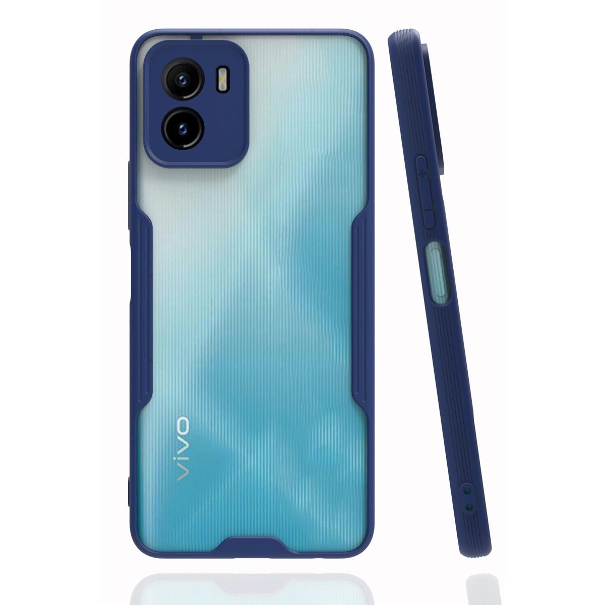Vivo Y15s Kılıf Platin Silikon - Lacivert