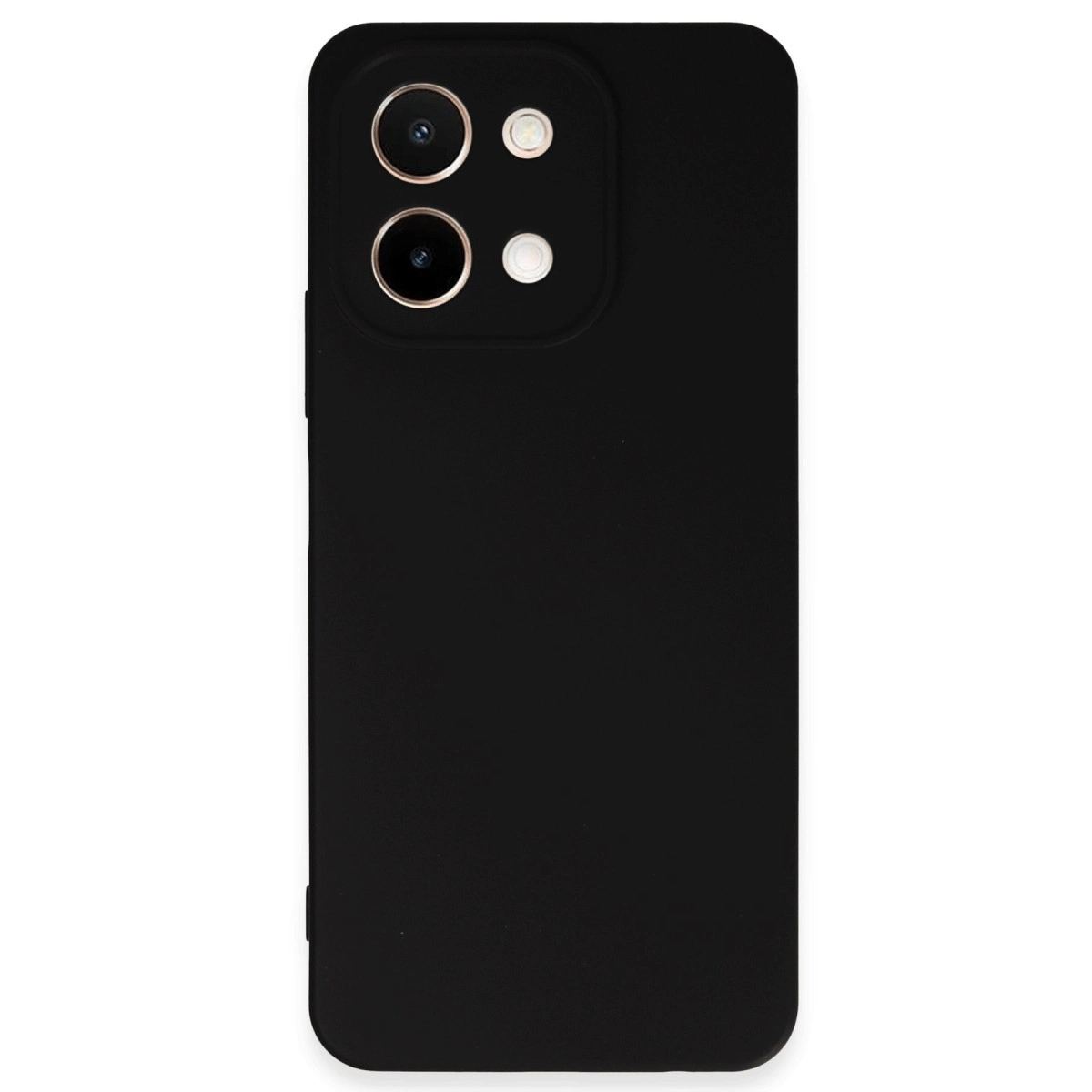 Vivo Y28 Kılıf First Silikon - Siyah