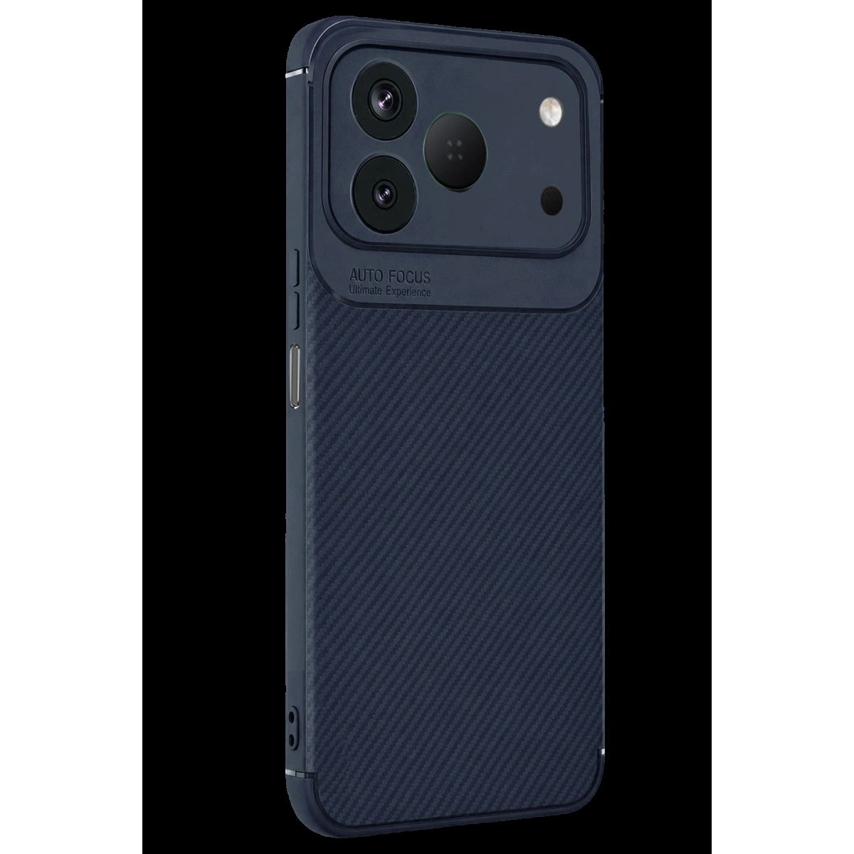 Newface Tecno Spark 50 4g Auto Focus Karbon Kapak - Lacivert