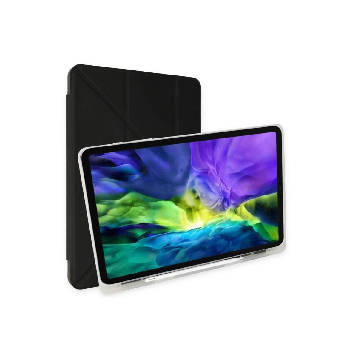 Xiaomi Redmi Pad Kılıf Kalemlikli Mars Tablet Kılıfı - Siyah